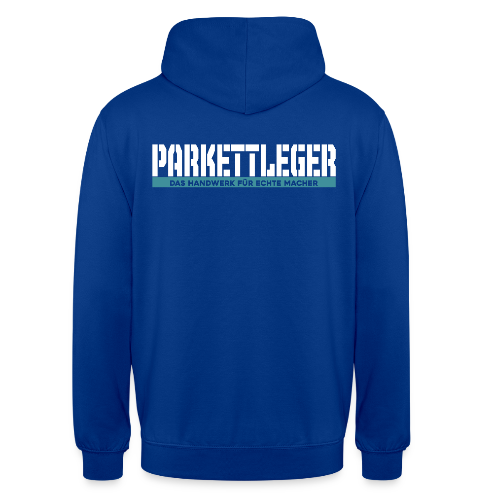 Unisex Hoodie HW-300 | MACHER "Parkettleger" Royalblau Unisex Hoodie {{ color }}