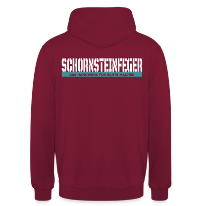 Unisex Hoodie HW-300 | MACHER "Schornsteinfeger" Bordeaux Unisex Hoodie {{ color }}
