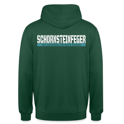 Unisex Hoodie HW-300 | MACHER "Schornsteinfeger" Flaschengrün Unisex Hoodie {{ color }}