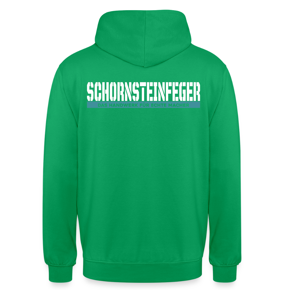 Unisex Hoodie HW-300 | MACHER "Schornsteinfeger" Kelly Green Unisex Hoodie {{ color }}