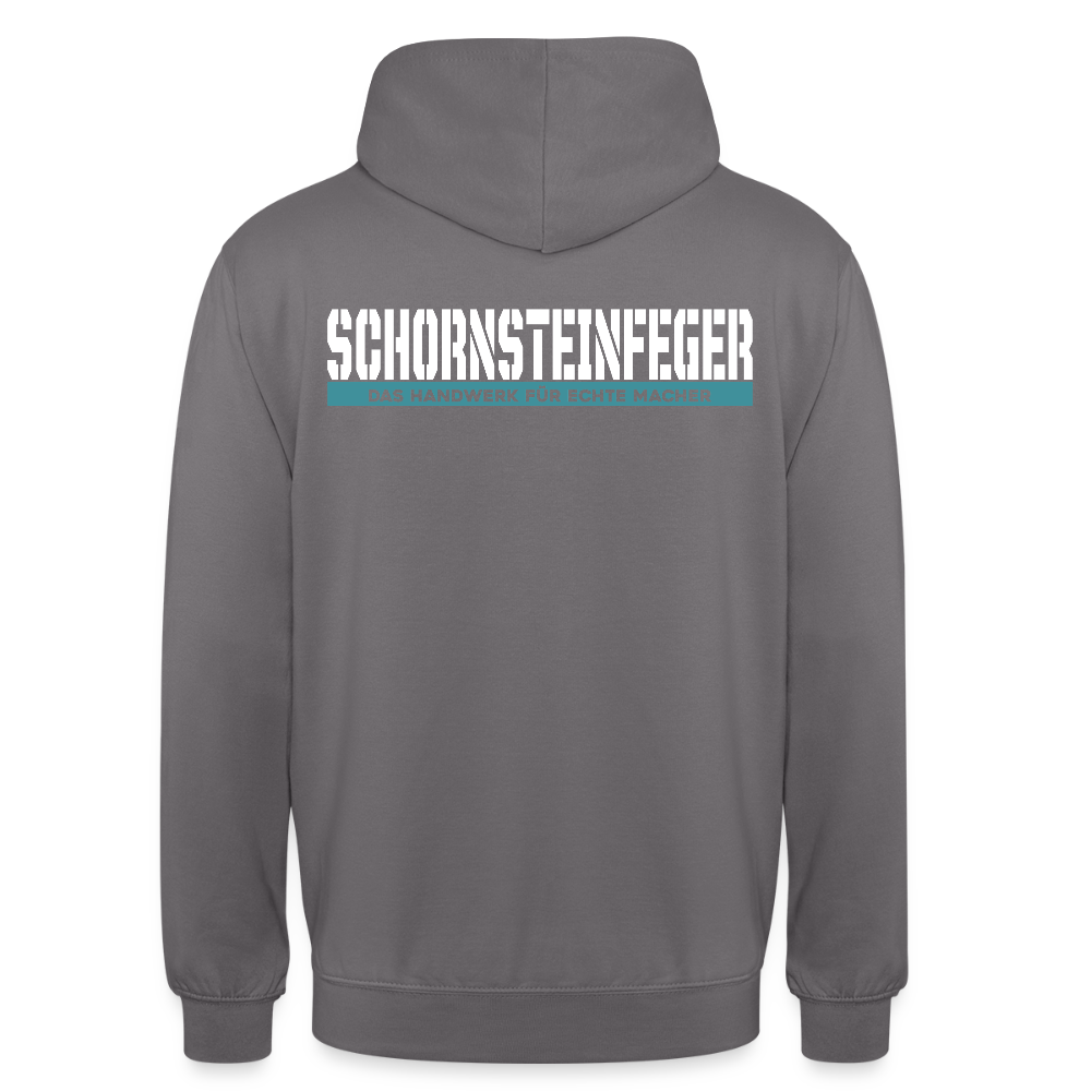 Unisex Hoodie HW-300 | MACHER "Schornsteinfeger" Mittelgrau Unisex Hoodie {{ color }}