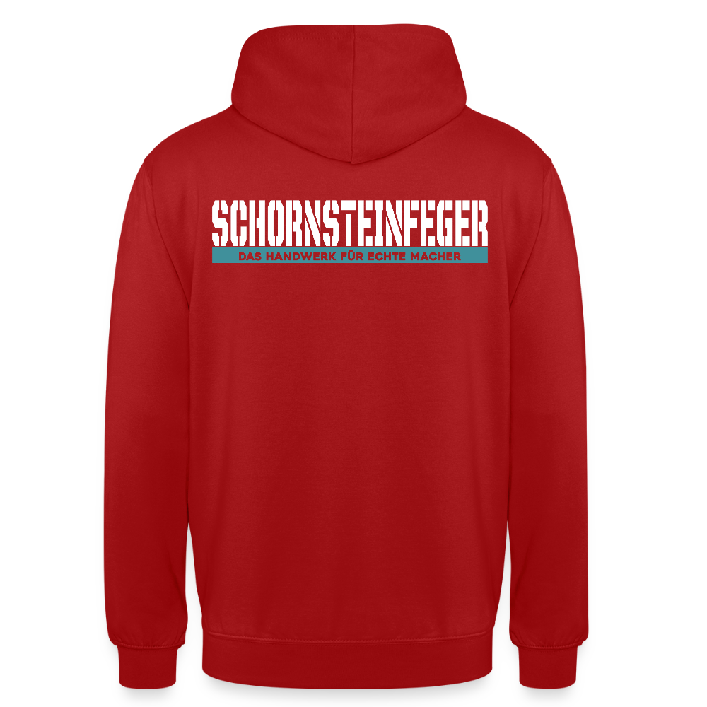 Unisex Hoodie HW-300 | MACHER "Schornsteinfeger" Rot Unisex Hoodie {{ color }}