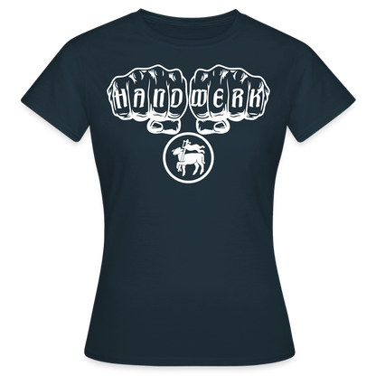 Frauen T-Shirt "Fleischer" Navy Frauen T-Shirt {{ color }}