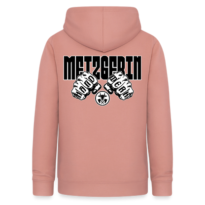 Frauen Hoodie "Metzgerin" (beidseitig beruckt) Altrosa Frauen Hoodie {{ color }}