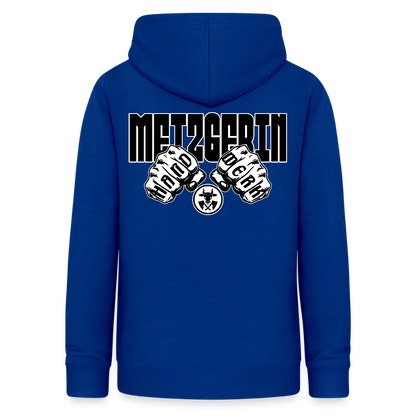 Frauen Hoodie "Metzgerin" (beidseitig beruckt) Royalblau Frauen Hoodie {{ color }}