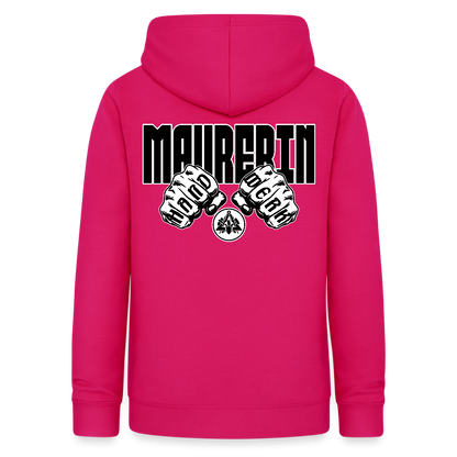 Frauen Hoodie "Maurerin" (beidseitig beruckt) dunkles Pink Frauen Hoodie {{ color }}