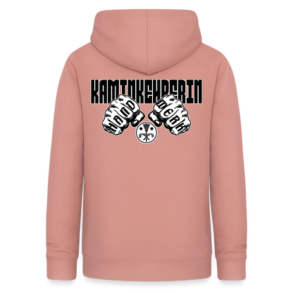 Frauen Hoodie "Kaminkehrerin" (beidseitig beruckt) Altrosa Frauen Hoodie {{ color }}