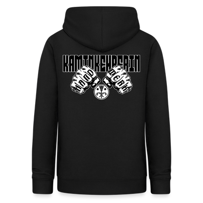 Frauen Hoodie "Kaminkehrerin" (beidseitig beruckt) Schwarz Frauen Hoodie {{ color }}