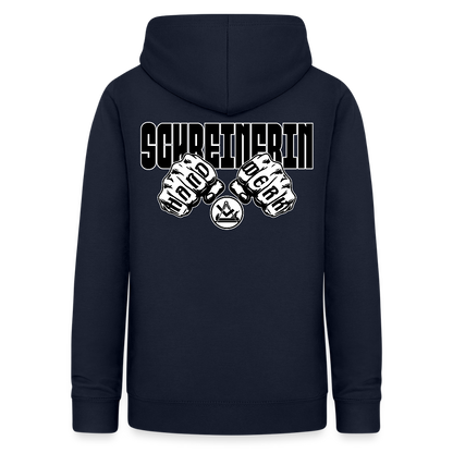 Frauen Hoodie "Schreinerin" (beidseitig beruckt) Navy Frauen Hoodie {{ color }}