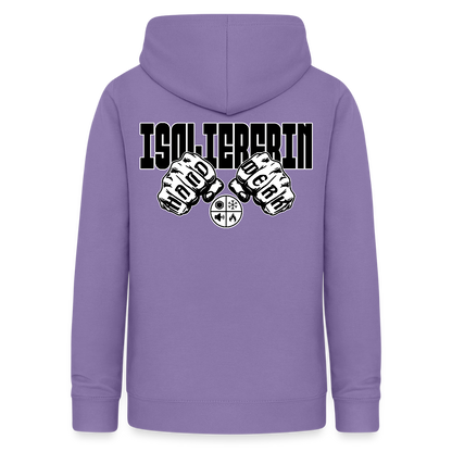 Frauen Hoodie "Isoliererin" (beidseitig beruckt) Lavendel Frauen Hoodie {{ color }}