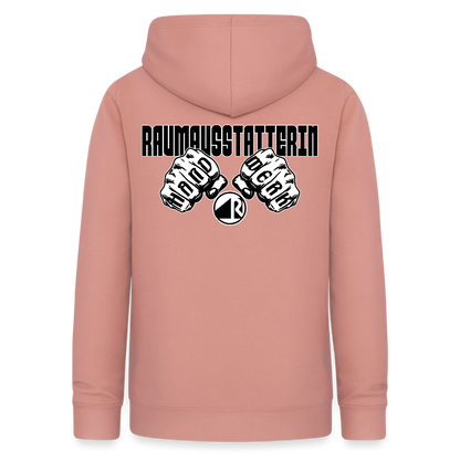 Frauen Hoodie "Raumausstatterin" (beidseitig beruckt) Altrosa Frauen Hoodie {{ color }}