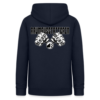 Frauen Hoodie "Raumausstatterin" (beidseitig beruckt) Navy Frauen Hoodie {{ color }}