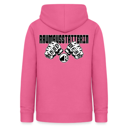 Frauen Hoodie "Raumausstatterin" (beidseitig beruckt) Pink Frauen Hoodie {{ color }}