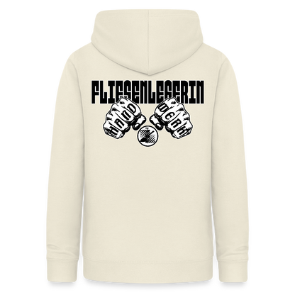 Frauen Hoodie "Fliesenlegerin" (beidseitig beruckt) Vanille-Milchshake Frauen Hoodie {{ color }}