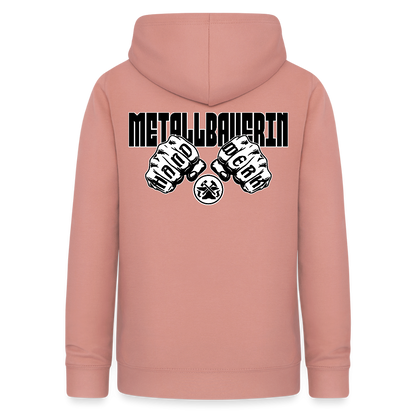 Frauen Hoodie "Metallbauerin" (beidseitig beruckt) Altrosa Frauen Hoodie {{ color }}