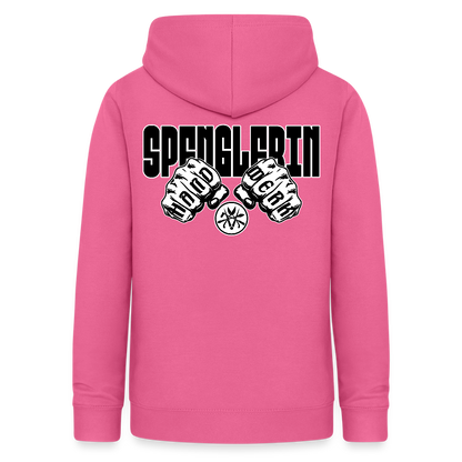 Frauen Hoodie "Spenglerin" (beidseitig beruckt) Pink Frauen Hoodie {{ color }}