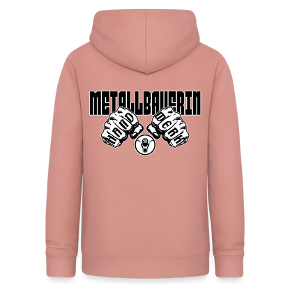 Frauen Hoodie "Metallbauerin" (beidseitig beruckt) Altrosa Frauen Hoodie {{ color }}