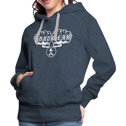 Frauen Premium Hoodie "Steinmetz" Frauen Premium Hoodie {{ color }}