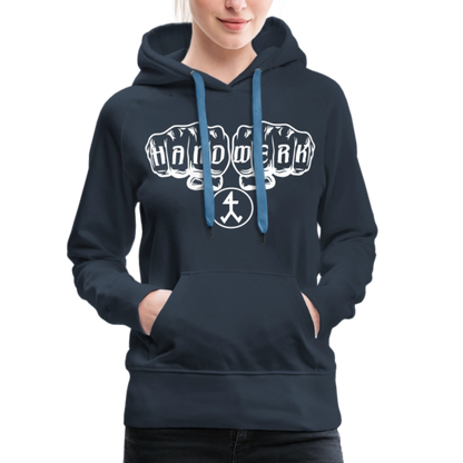 Frauen Premium Hoodie "Steinmetz" Frauen Premium Hoodie {{ color }}