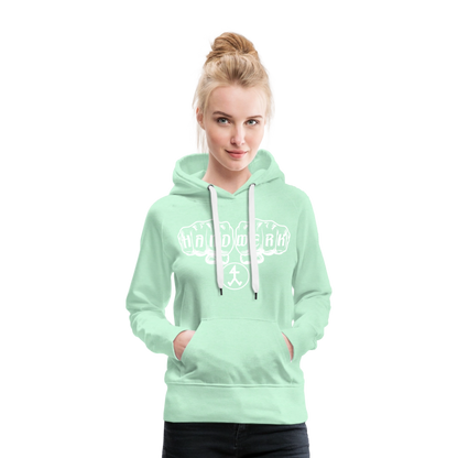 Frauen Premium Hoodie "Steinmetz" Frauen Premium Hoodie {{ color }}