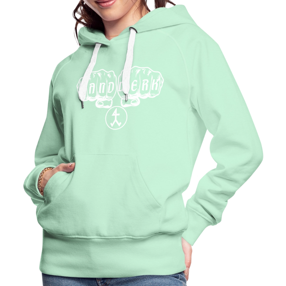 Frauen Premium Hoodie "Steinmetz" Frauen Premium Hoodie {{ color }}