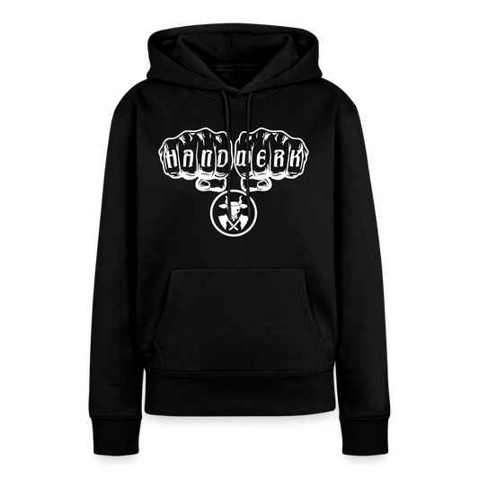 Frauen Premium Hoodie "Metzger" Schwarz Frauen Premium Hoodie {{ color }}