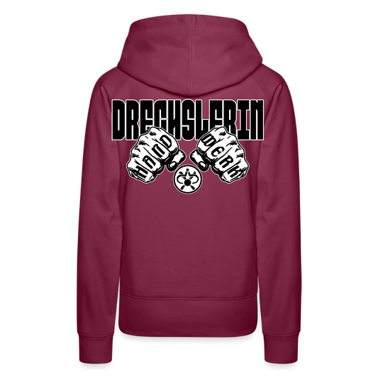 Frauen Hoodie "Drechsler" (beidseitig bedruckt) Bordeaux Frauen Premium Hoodie {{ color }}
