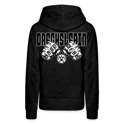 Frauen Hoodie "Drechsler" (beidseitig bedruckt) Anthrazit Frauen Premium Hoodie {{ color }}
