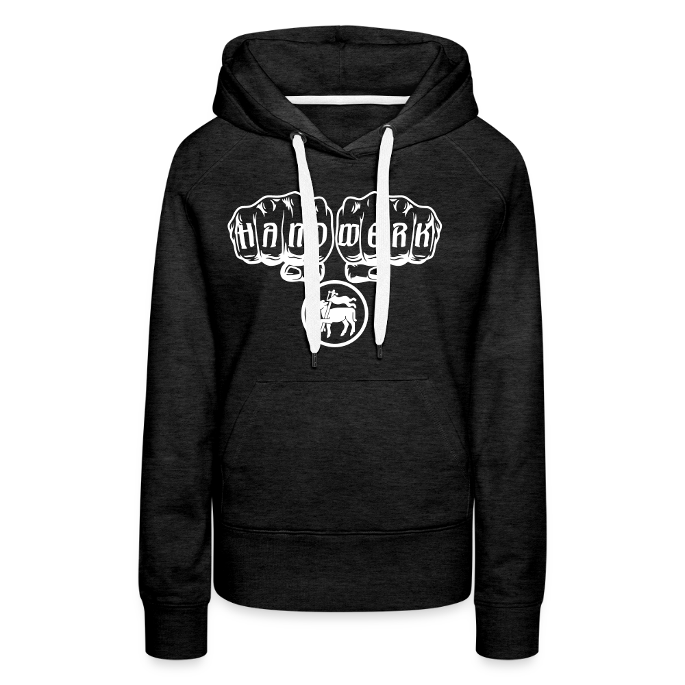 Frauen Premium Hoodie "Fleischer" Anthrazit Frauen Premium Hoodie {{ color }}