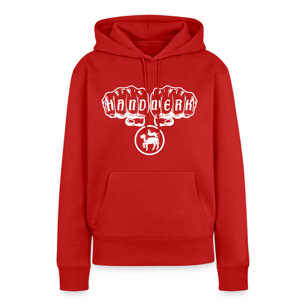 Frauen Premium Hoodie "Fleischer" Rot Frauen Premium Hoodie {{ color }}