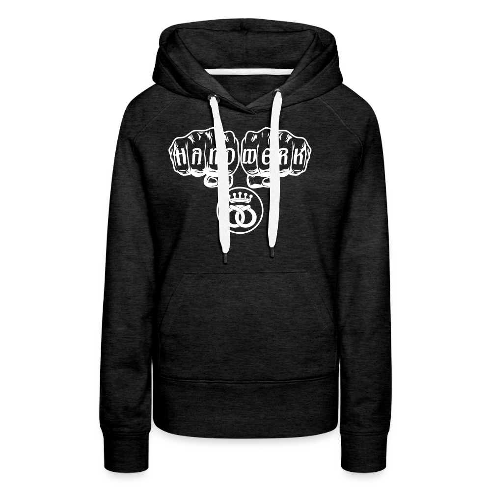 Frauen Premium Hoodie "Bäcker" Anthrazit Frauen Premium Hoodie {{ color }}