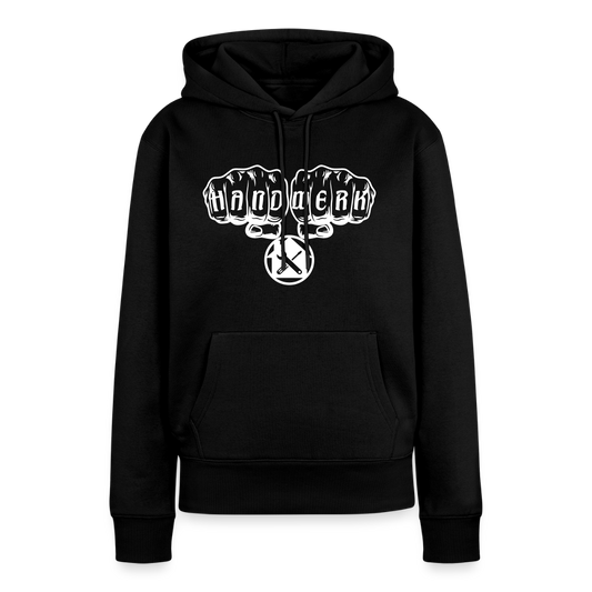 Frauen Premium Hoodie "Hausmeister" Schwarz Frauen Premium Hoodie {{ color }}