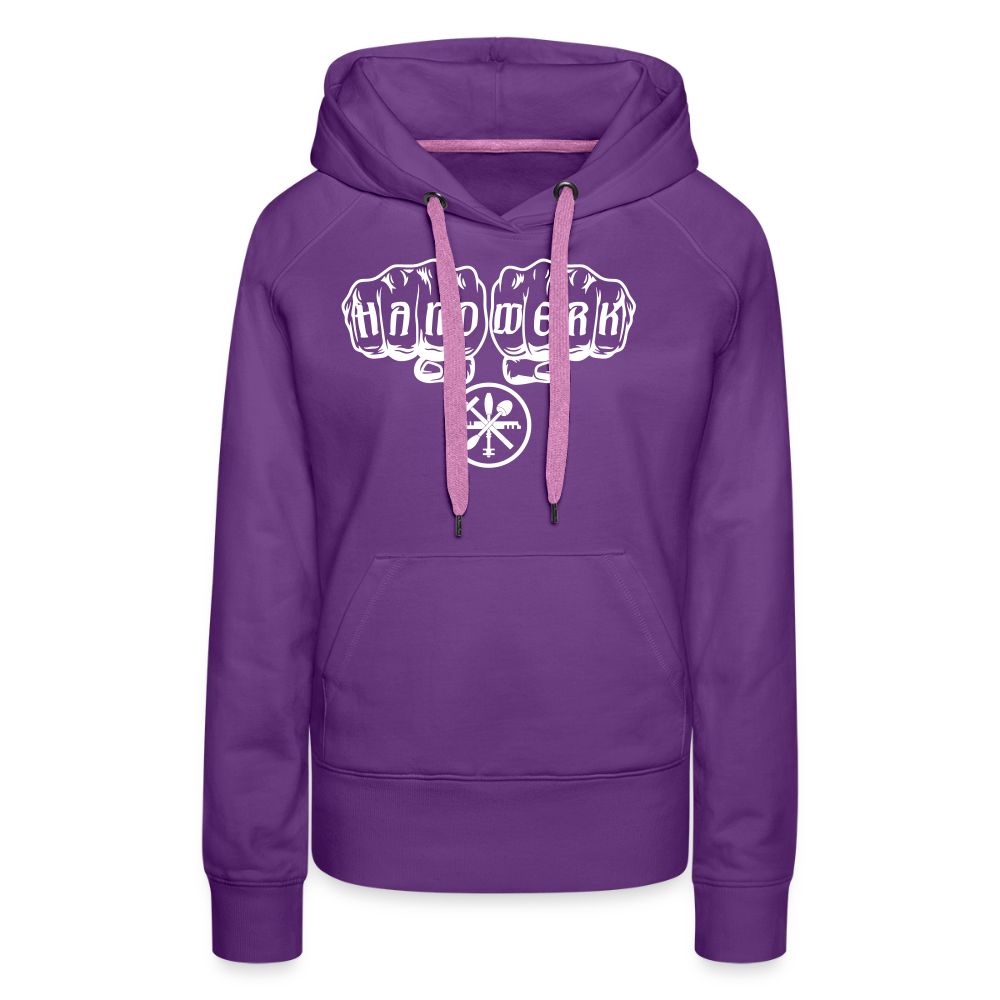 Frauen Premium Hoodie "Glaser" Purple Frauen Premium Hoodie {{ color }}