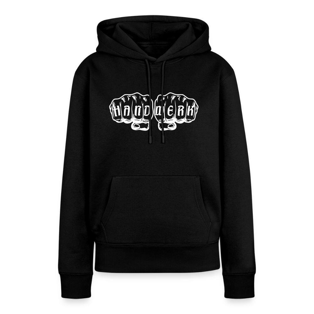Frauen Premium Hoodie "Handwerk" Schwarz Frauen Premium Hoodie {{ color }}