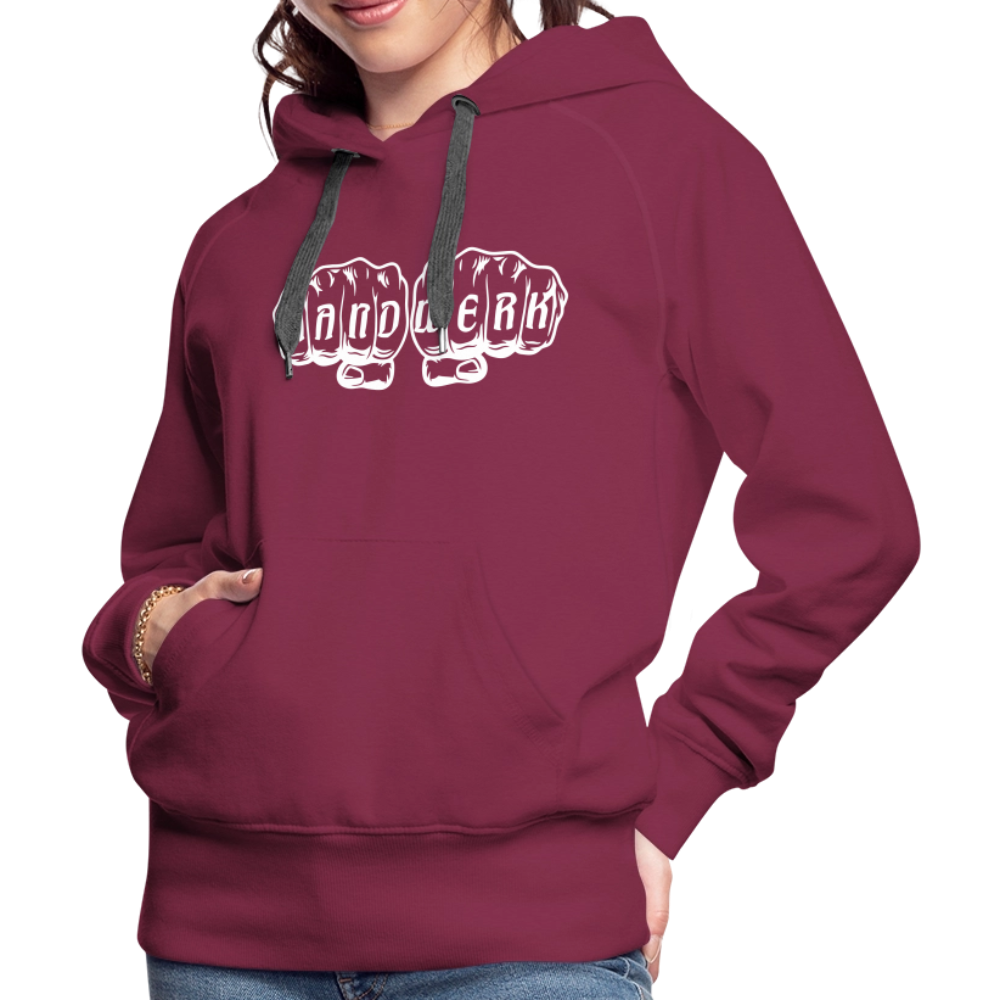 Frauen Premium Hoodie "Handwerk" Frauen Premium Hoodie {{ color }}