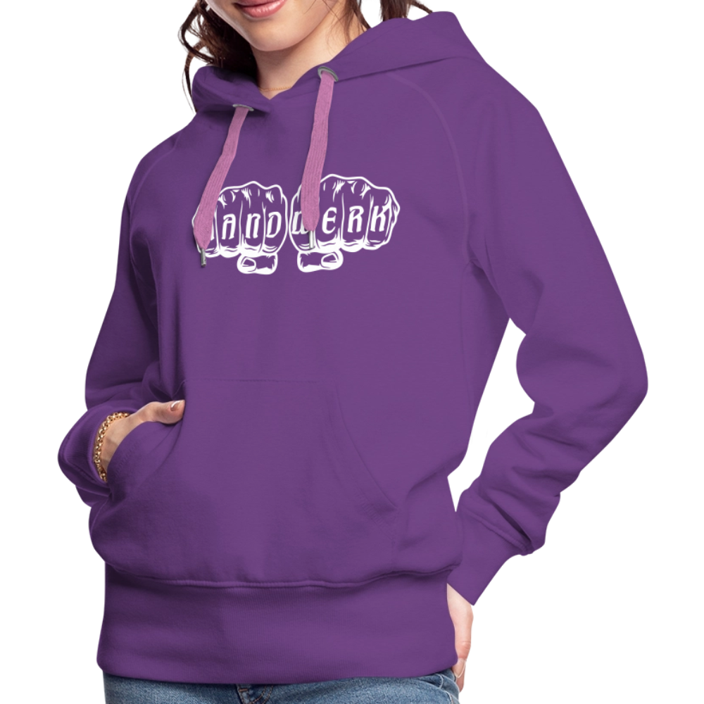 Frauen Premium Hoodie "Handwerk" Frauen Premium Hoodie {{ color }}