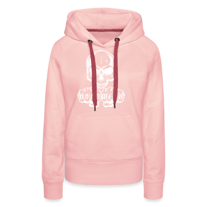 Frauen Premium Hoodie "Skull-Handwerk" Kristallrosa Frauen Premium Hoodie {{ color }}