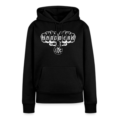 Frauen Premium Hoodie "Spengler" Schwarz Frauen Premium Hoodie {{ color }}