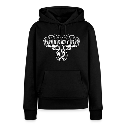 Frauen Premium Hoodie "Dachdecker" Schwarz Frauen Premium Hoodie {{ color }}