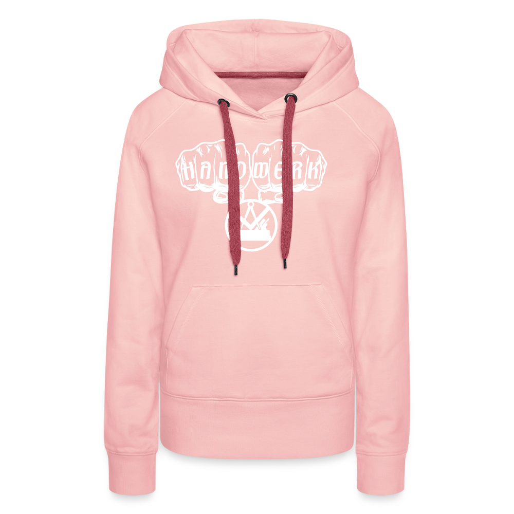 Frauen Premium Hoodie "Schreiner" Kristallrosa Frauen Premium Hoodie {{ color }}