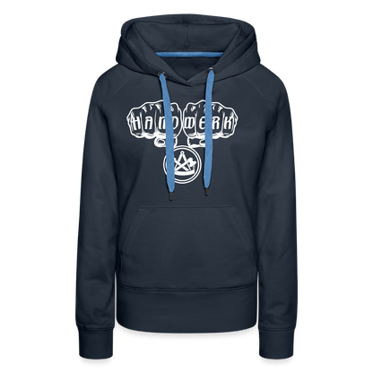 Frauen Premium Hoodie "Zimmermann" Navy Frauen Premium Hoodie {{ color }}