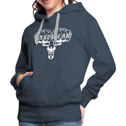 Frauen Premium Hoodie "Maler" Frauen Premium Hoodie {{ color }}