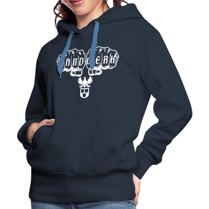 Frauen Premium Hoodie "Maler" Frauen Premium Hoodie {{ color }}