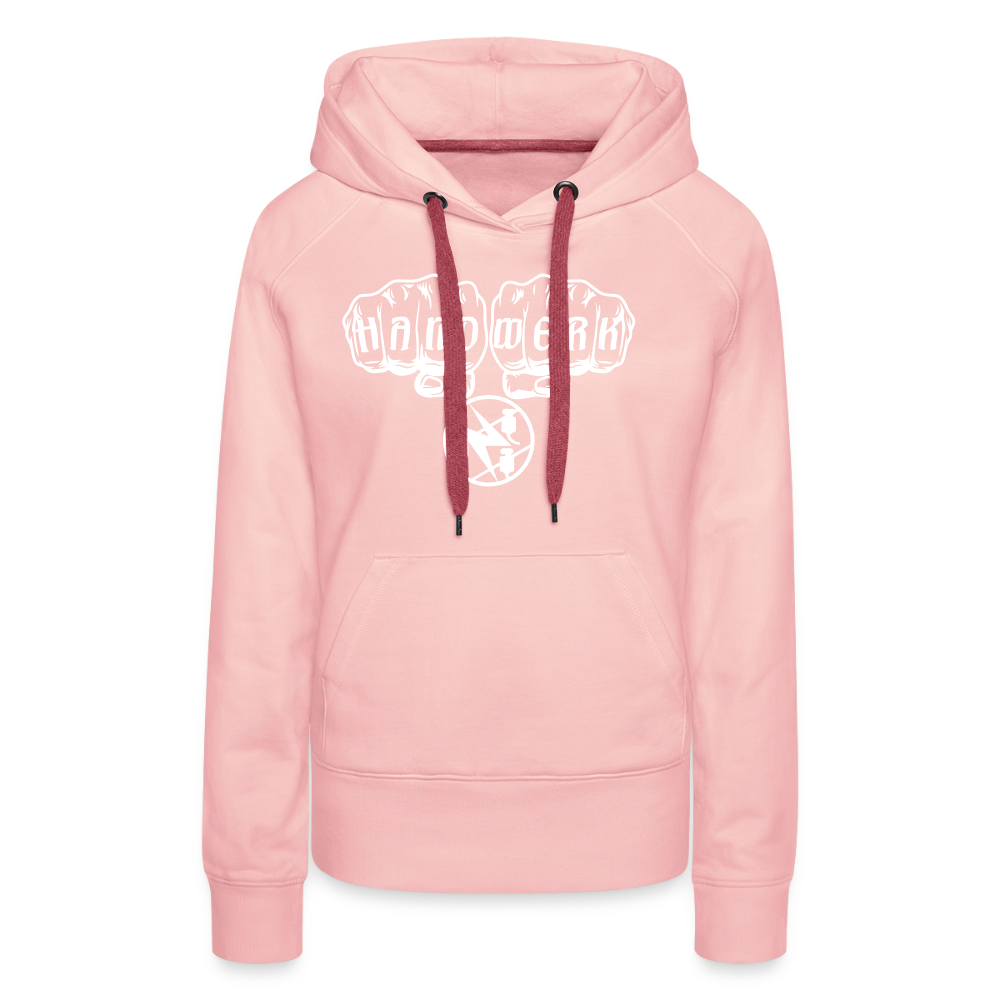 Frauen Premium Hoodie "Elektriker" Kristallrosa Frauen Premium Hoodie {{ color }}