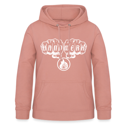 Frauen Hoodie "Klimatechniker" Altrosa Frauen Hoodie {{ color }}