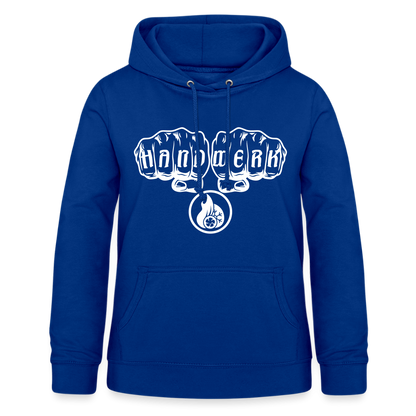 Frauen Hoodie "Klimatechniker" Royalblau Frauen Hoodie {{ color }}