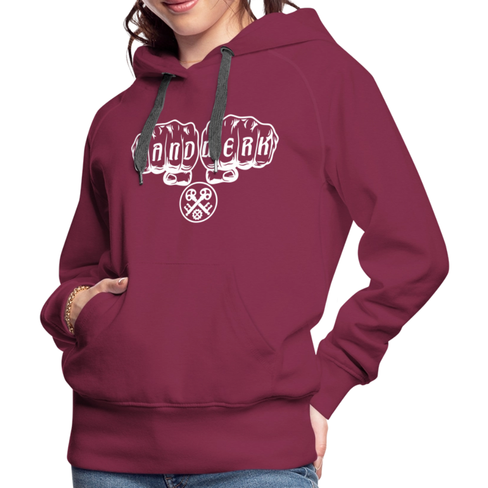 Frauen Premium Hoodie "Schlosser" Frauen Premium Hoodie {{ color }}