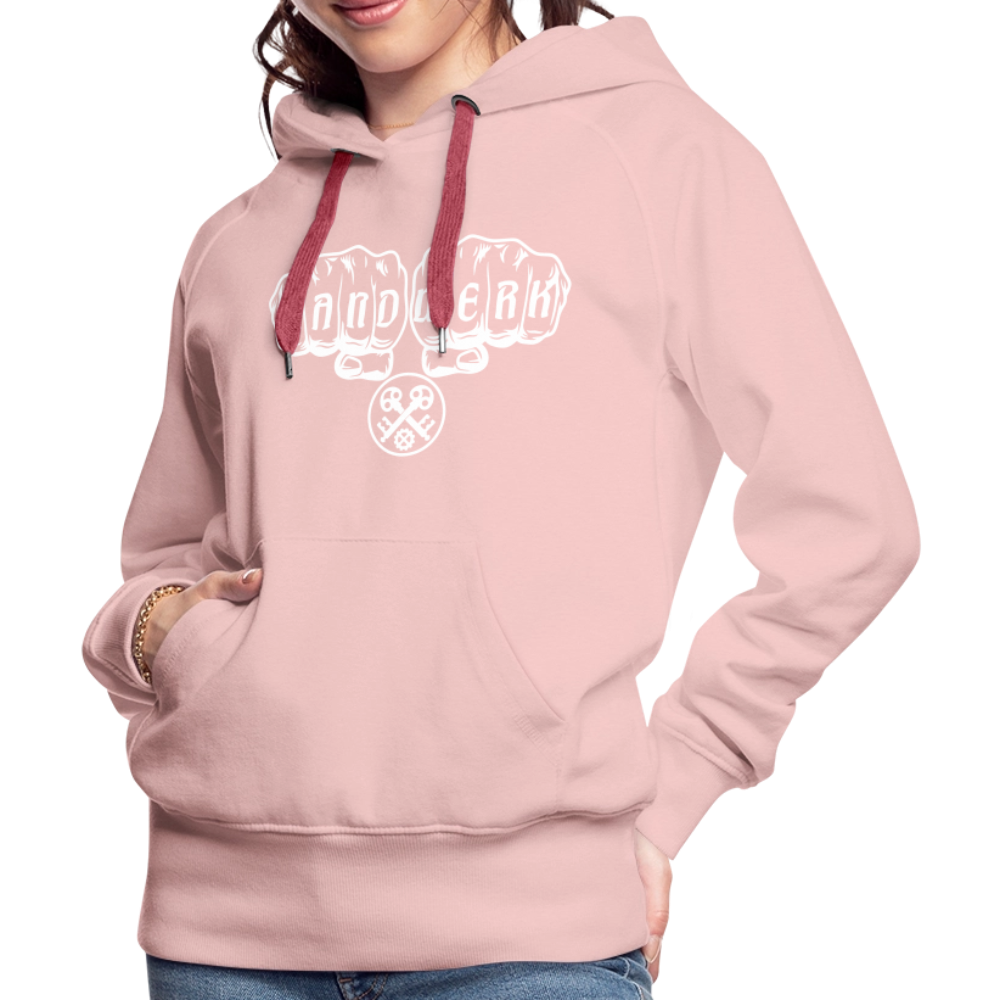 Frauen Premium Hoodie "Schlosser" Frauen Premium Hoodie {{ color }}