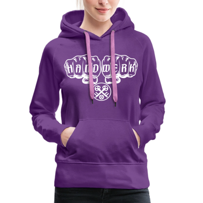 Frauen Premium Hoodie "Schlosser" Frauen Premium Hoodie {{ color }}