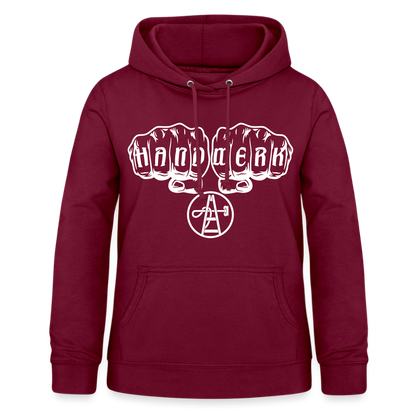 Frauen Hoodie "Gebäudereiniger" Bordeaux Frauen Hoodie {{ color }}